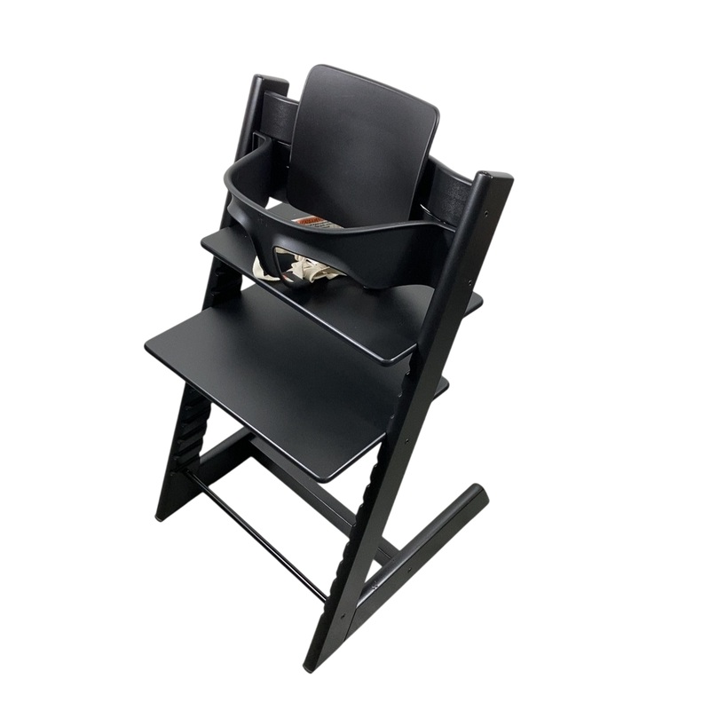 Stokke Tripp Trapp High Chair With Baby Set, Oak Black