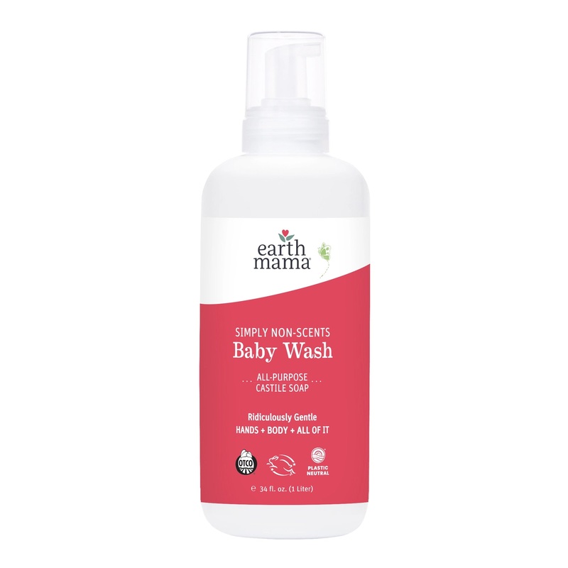 Earth Mama Spimply Non-Scents Baby Wash – 34oz