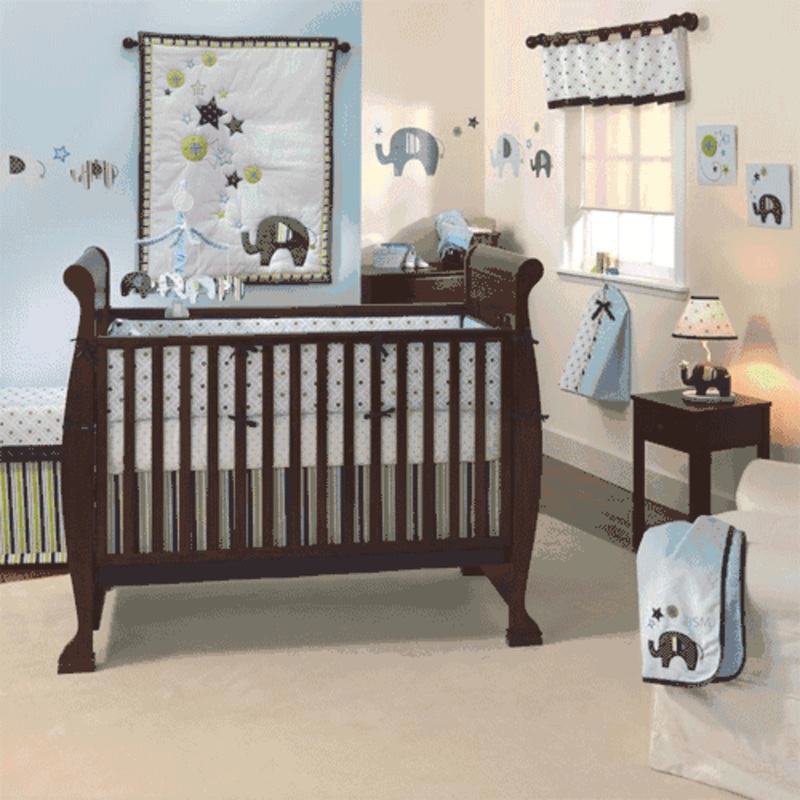 Lambs & Ivy Jumbo 4 Piece Crib Bedding Set