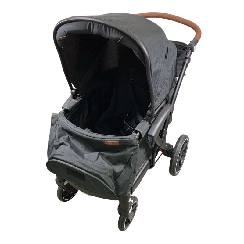 Larktale Sprout V2 Single-to-Double Size-Adjustable Stroller Wagon, 2024, Byron Black