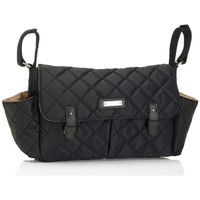 Storksak Quilted Stroller Organizer – Black