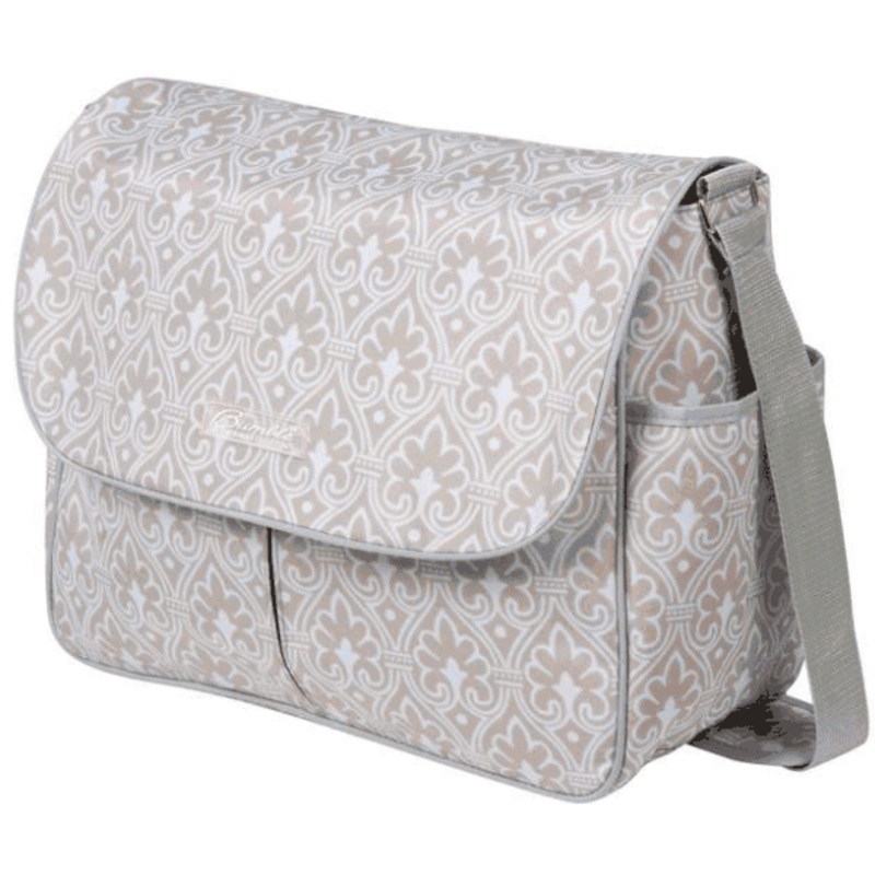 The Bumble Collection Amber Diaper Bag – Blue Filagree