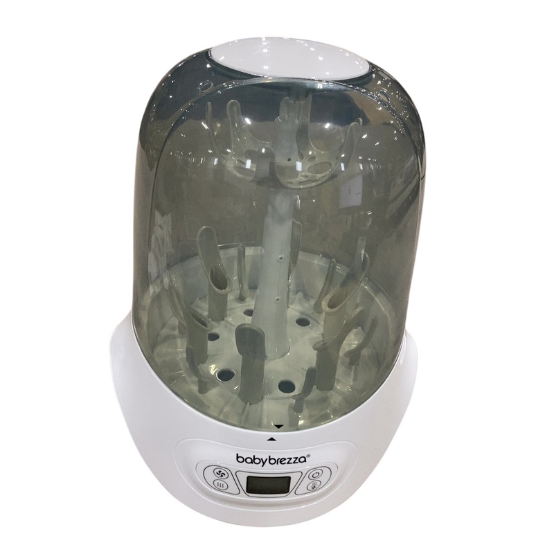 Baby Brezza One Step Baby Bottle Sanitizer and Dryer (Steam Sterilizer), White on White