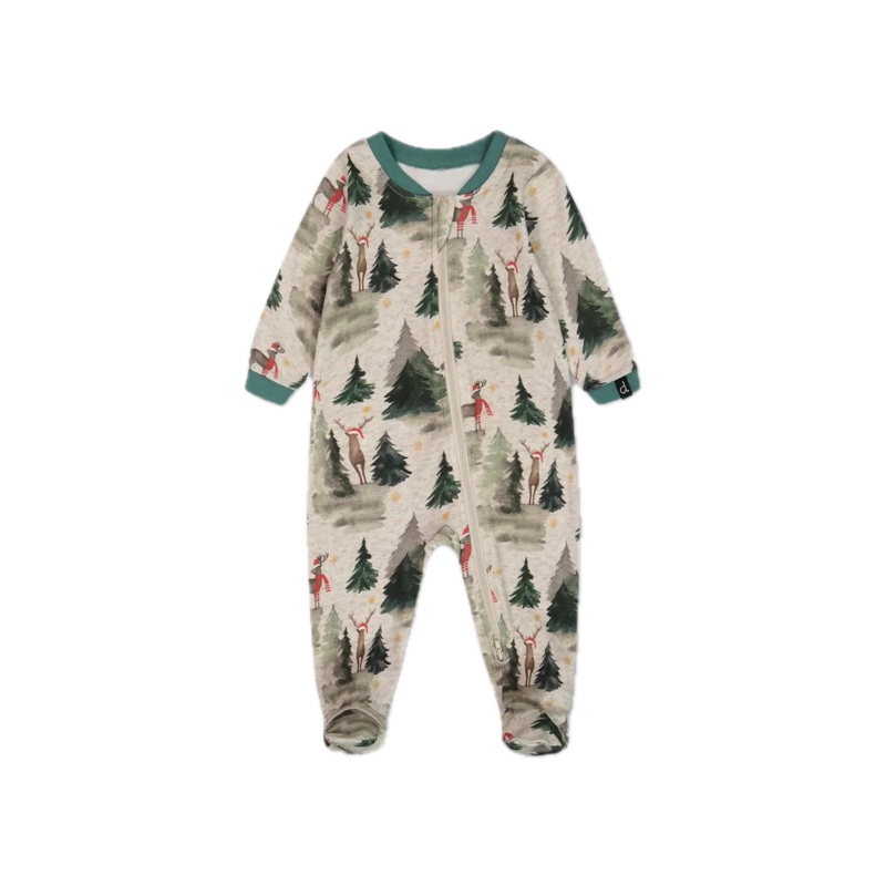 Deux Par Deux Winter Deer Pajamas