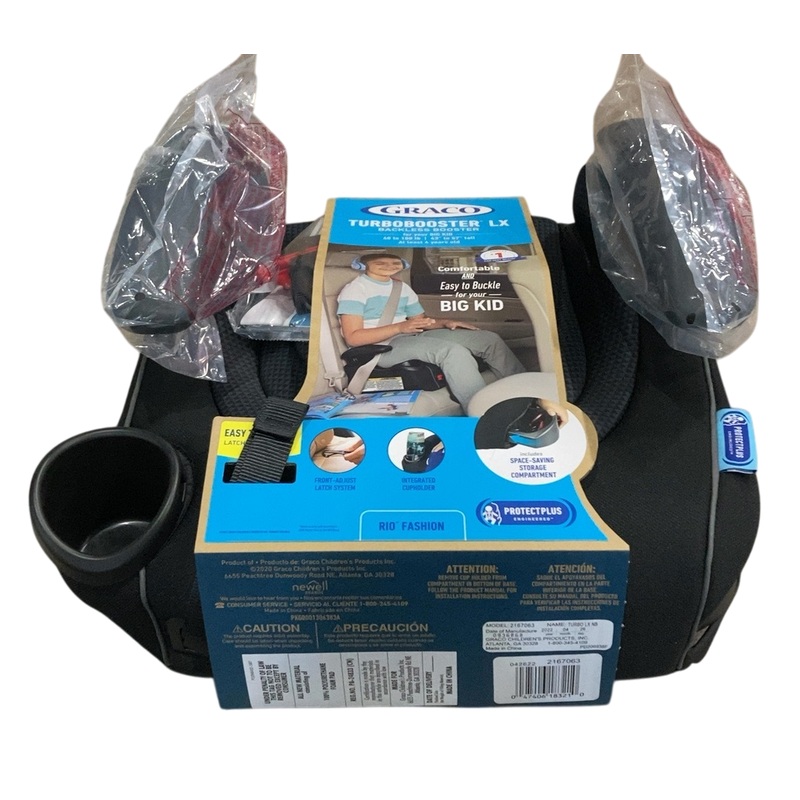 Graco TurboBooster LX Backless Booster Car Seat, 2022, Rio