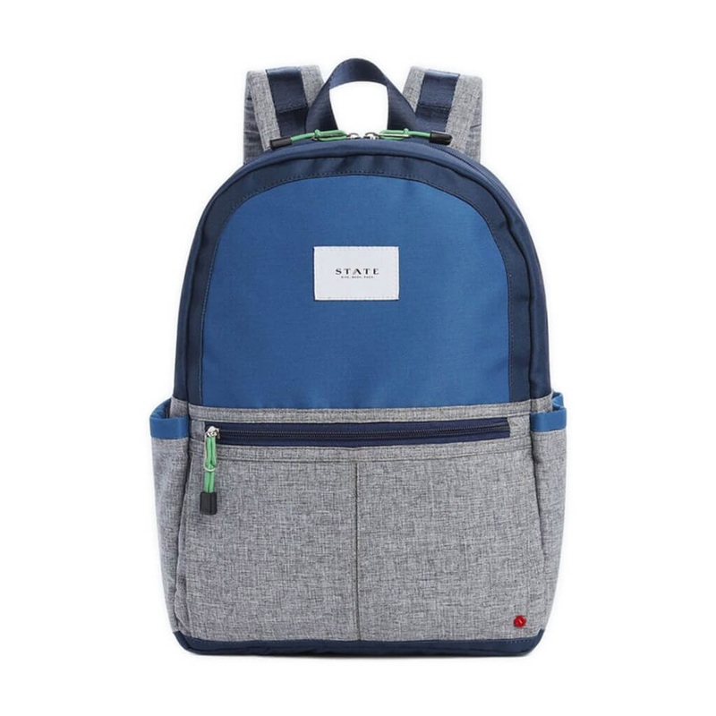 Kane Kids Backpack Navy/Heather Grey