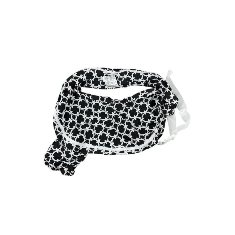 My Brest Friend Original Nursing Pillow Slipcover, Black and White Marina