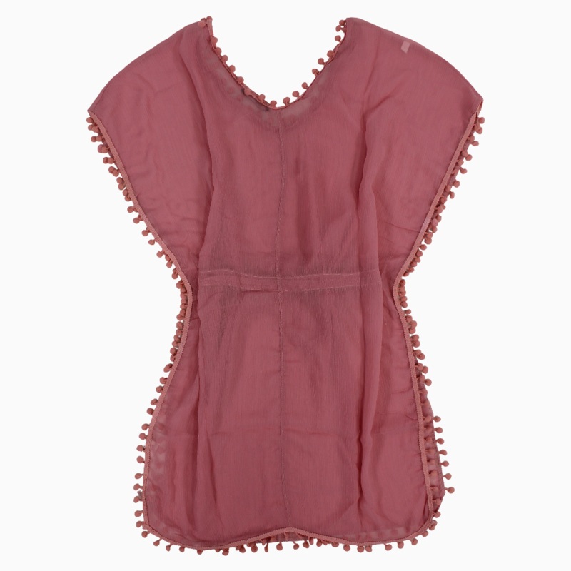 Girls Chiffon Swimwear Cover-Up  Dusty Pink