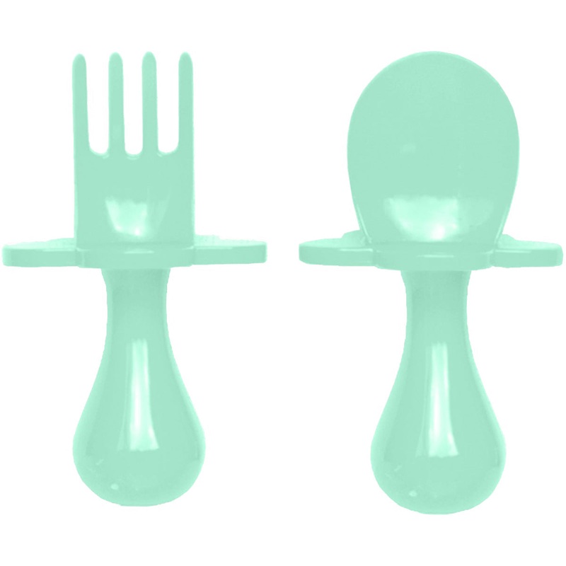 Grabease First Self Feeding Utensil Set – Mint
