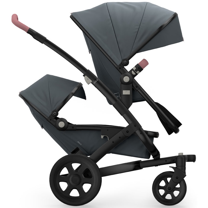 Joolz Geo 2 Tailor Twin Stroller – Black/Grey/Black/Old Pink