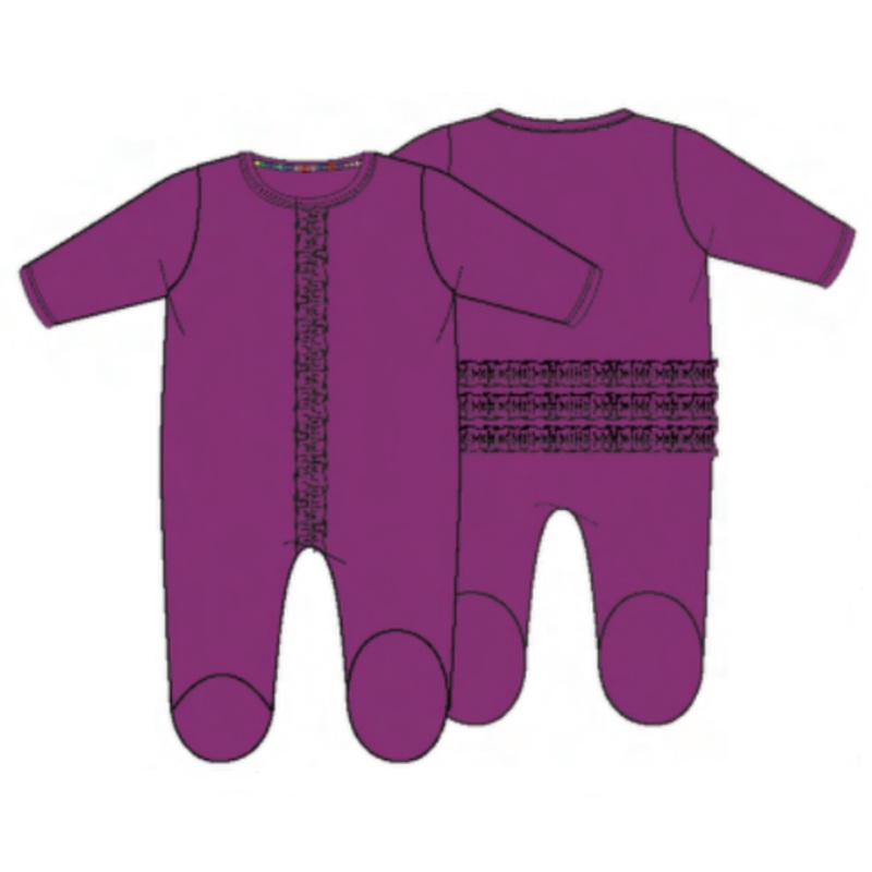 Magnetic Me Elderberry Footie Ruffle