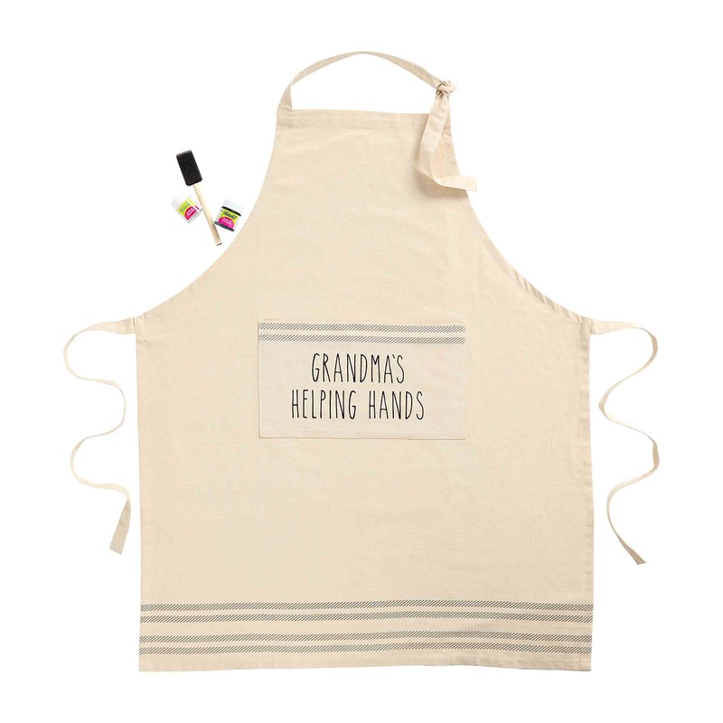 Mud Pie Grandma Handprint Apron Kit