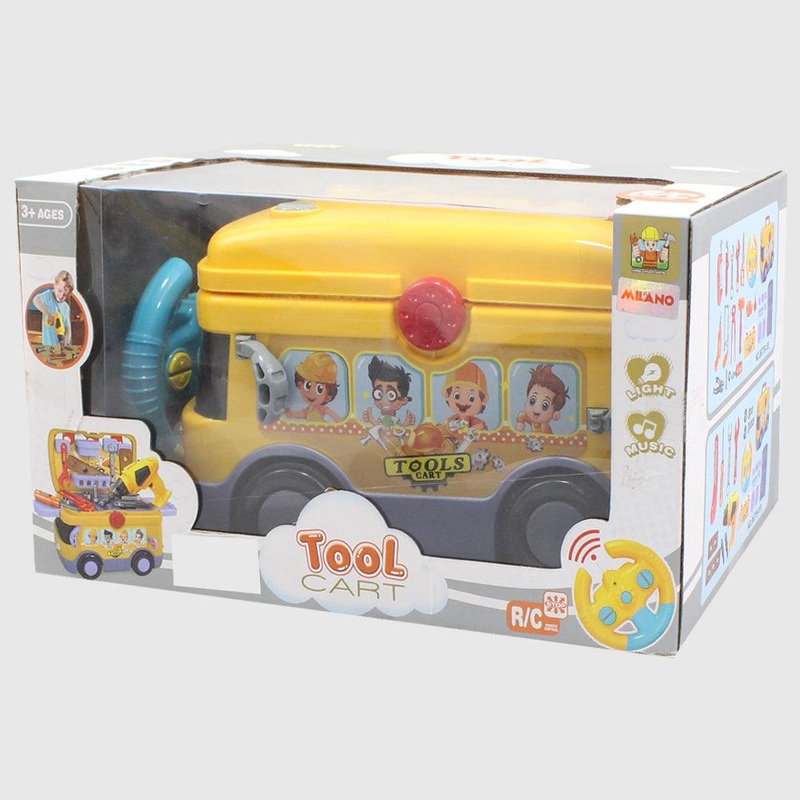 Radio Controlled Tool Cart Playset – 26 Pieces