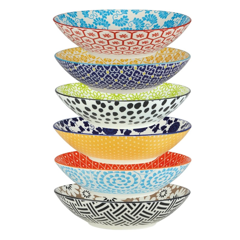 32oz 6pk Porcelain Chelsea Dinner Bowls