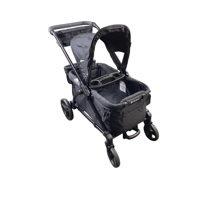 Baby Trend Expedition 2-in-1 Stroller Wagon Plus, 2023, Ultra Black