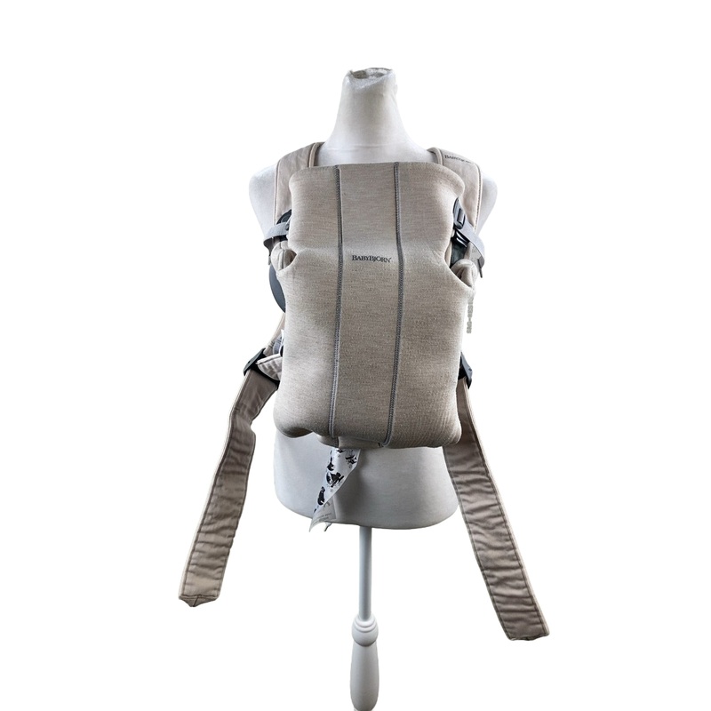 BabyBjorn Baby Carrier Mini, Light Beige 3D Jersey