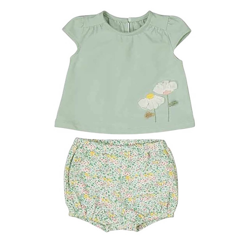 Knit Set – White Flower