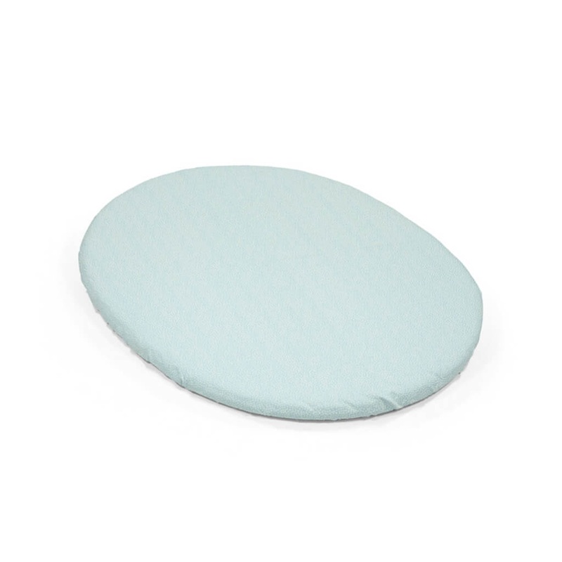 New Sleepi Mini Fitted Sheet Dots Sage