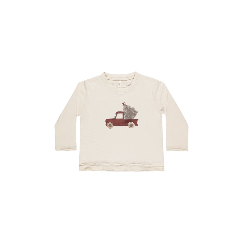 Rylee + Cru Raw Edge Long Sleeve Tee – Truck