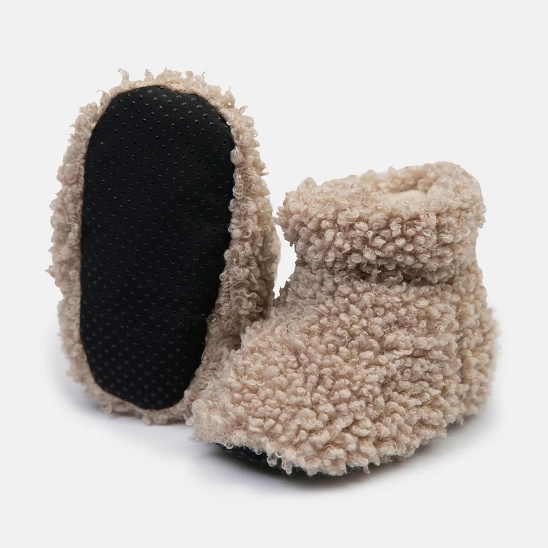 7 A.M. Enfant Baby Booties – Teddy, 6-12M