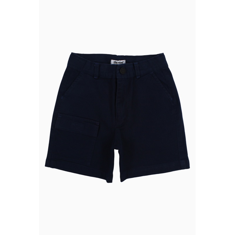 Boys Gabardine Shorts  Navy