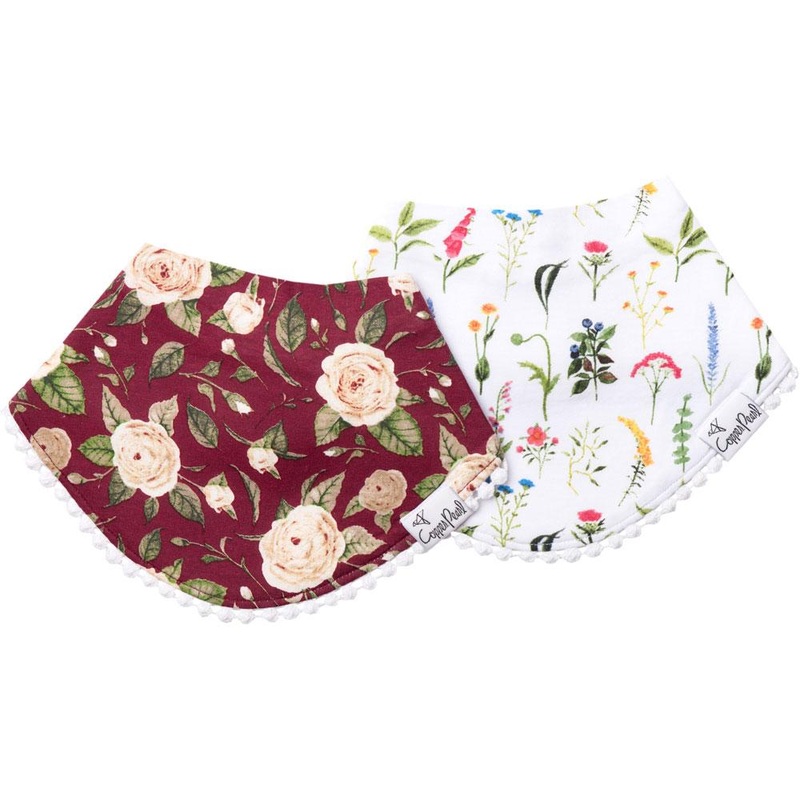 Copper Pearl Fashion Trimmed Bib Set | Scarlet