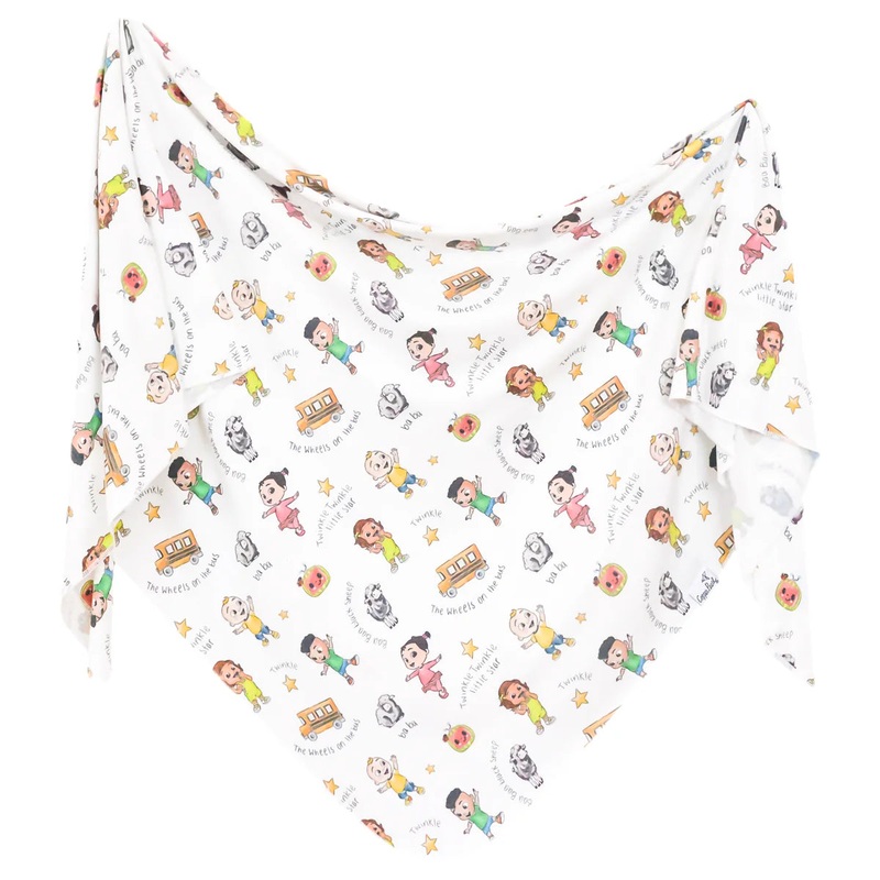 Copper Pearl Knit Swaddle Blanket – Cocomelon Friends