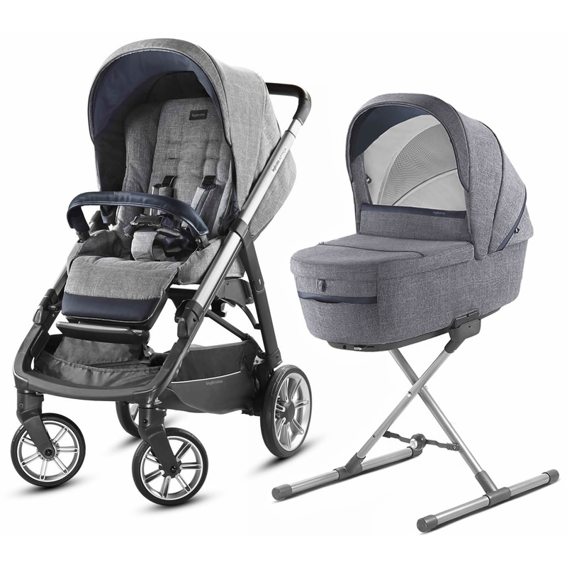 Inglesina Aptica Stroller + Bassinet & Stand – Niagara Blue