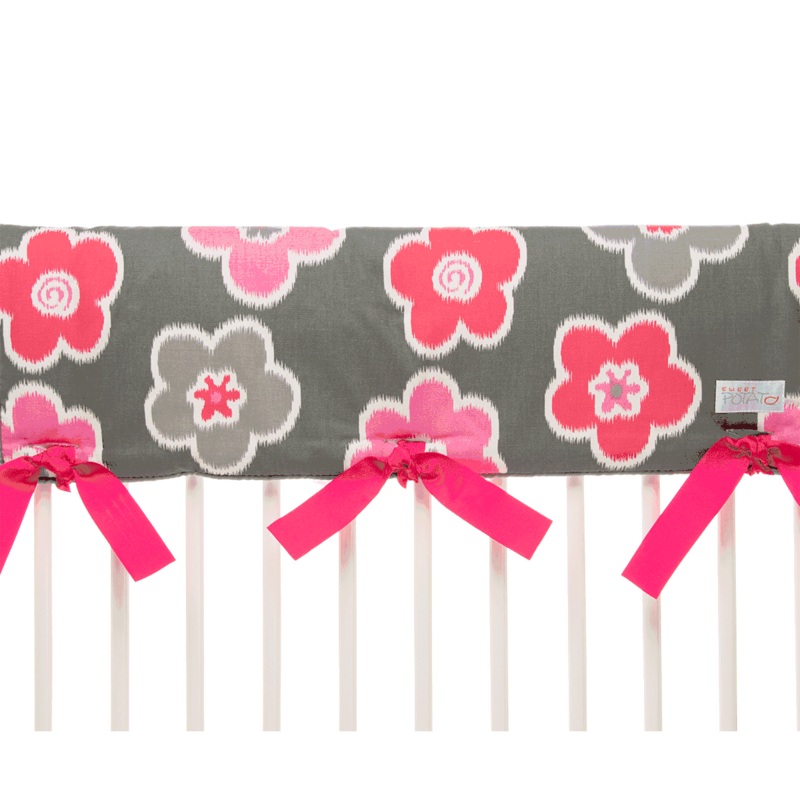 Sweet Potato Addison Crib Rail Protector (Short Set)