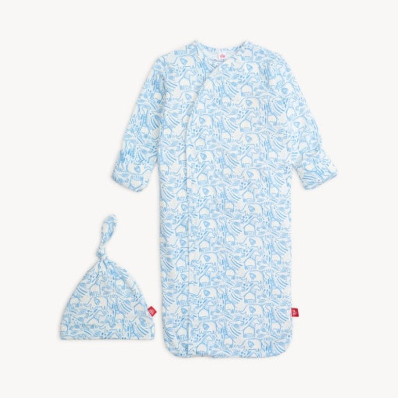 Magnetic Me Blue Herds Of A Feather Modal Gown+Hat