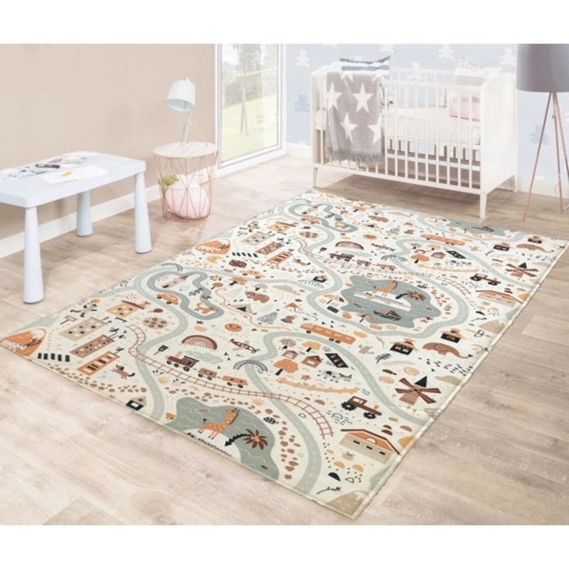 Nipperland- Nursery Decor City Road Rug