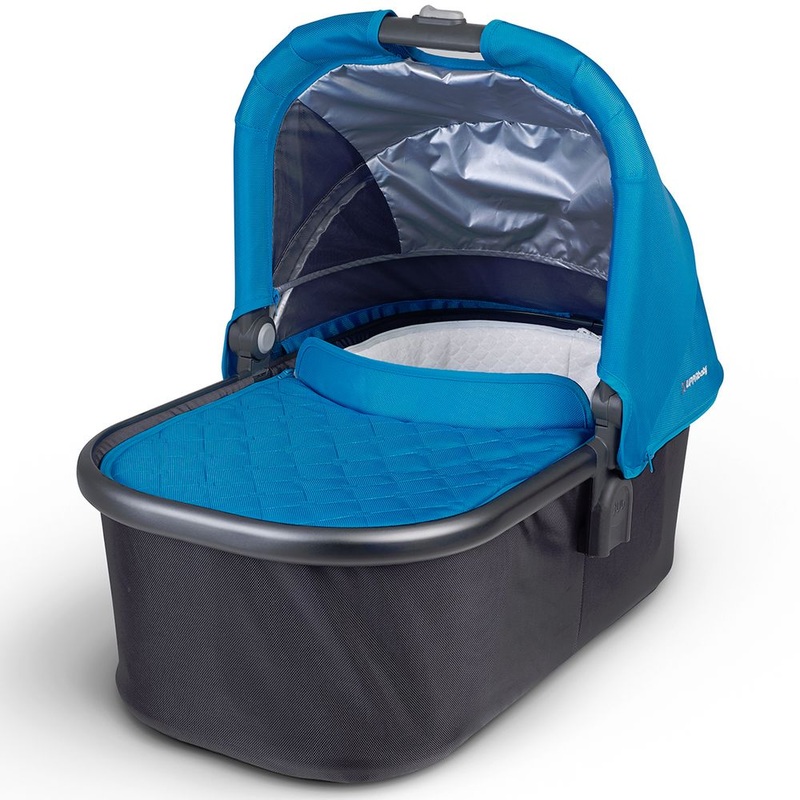 UPPAbaby Open Box Bassinet – Georgie (Marine Blue/Carbon)