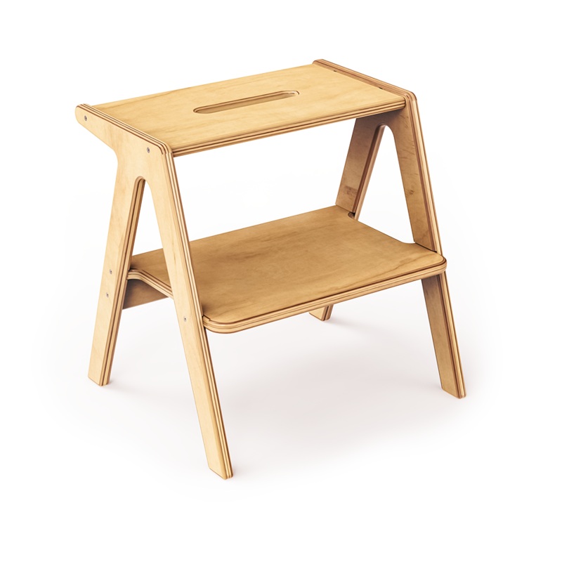 Wooden Step Stool – Two Step