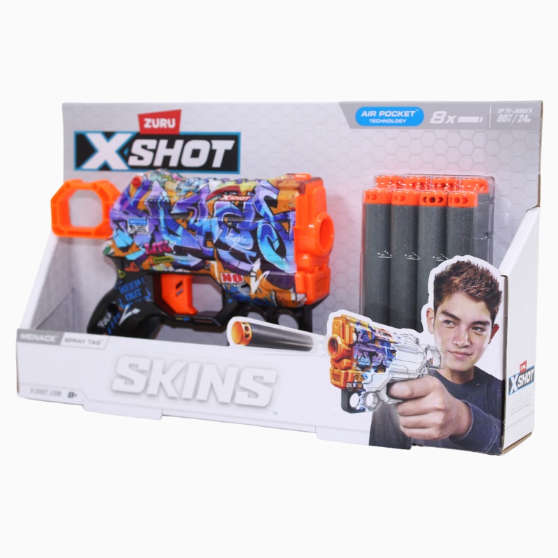 X-Shot Skins Menace Blaster  Spray Tag