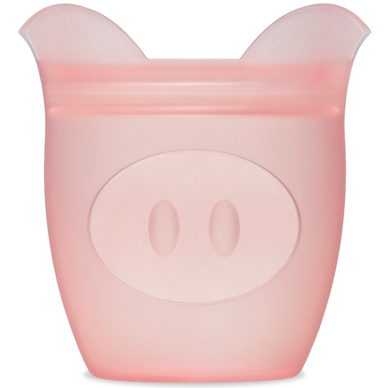 Zip Top Snack Container Pig