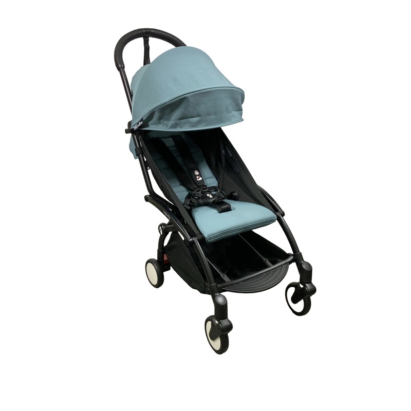 Babyzen YOYO2 Complete Stroller, 2023, Black with Aqua