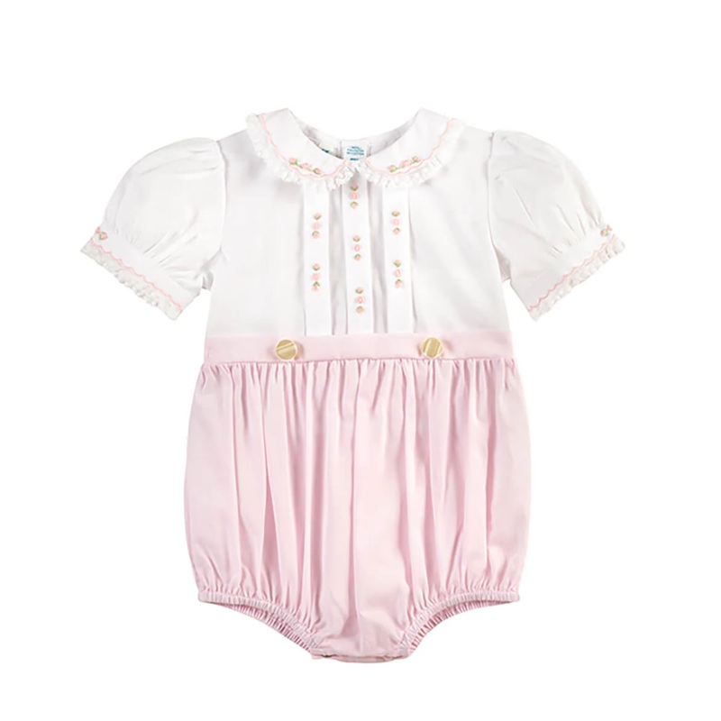 Girls Mock 2-Piece Romper