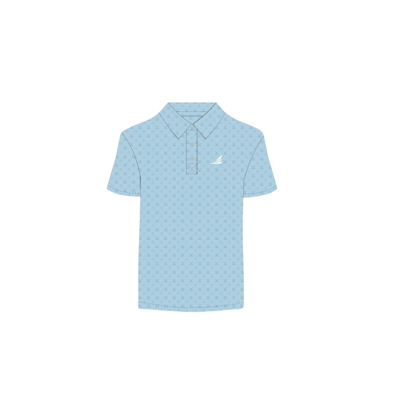 Miles Print Performance Polo – Golf Clubs