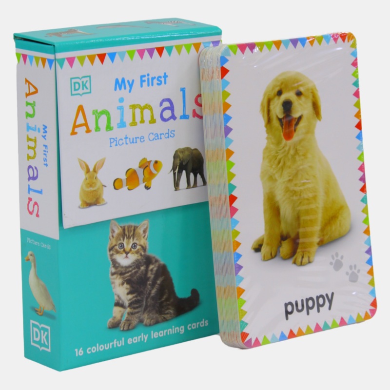 My First Animals: 16 Colourful Early Learning Cards