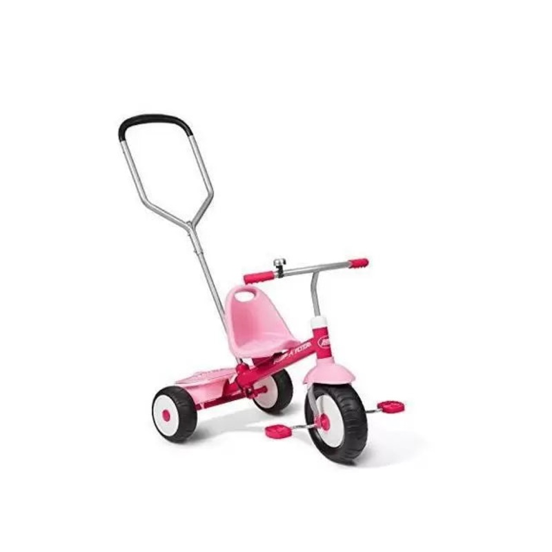 Radio Flyer Steer & Stroll Trike, Pink