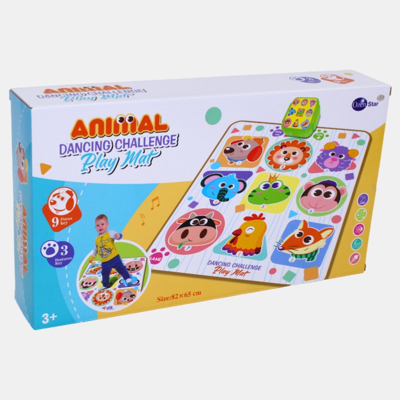 Animal Dancing Challenge Play Mat  Fun & Engaging Play for Boys & Girls