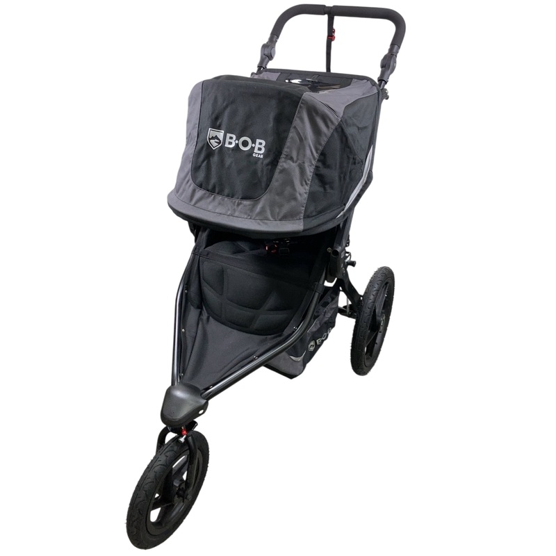 BOB Revolution Flex Single Jogging Stroller, 2024, Graphite Black