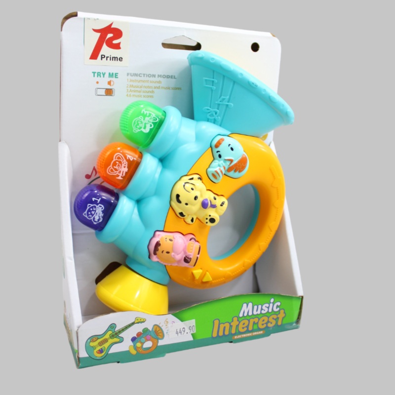 Colorful Musical Trumpet with Light & Different Sounds