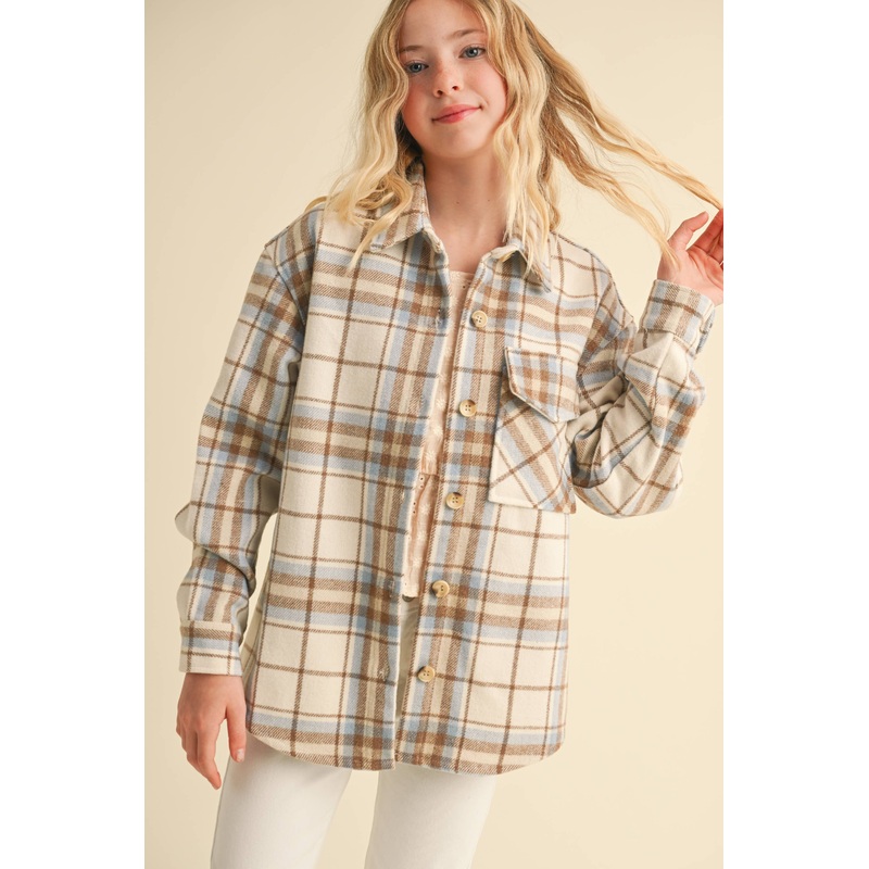 Heart And Arrow One Pocket Shacket