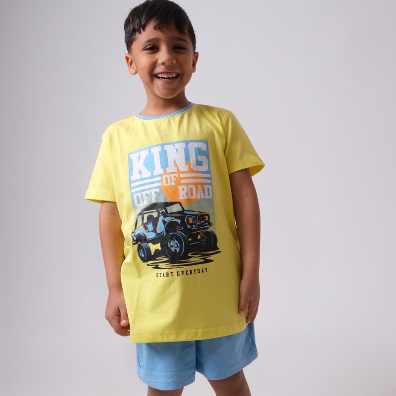 “King Of Off Road” Short-Sleeved Pajama