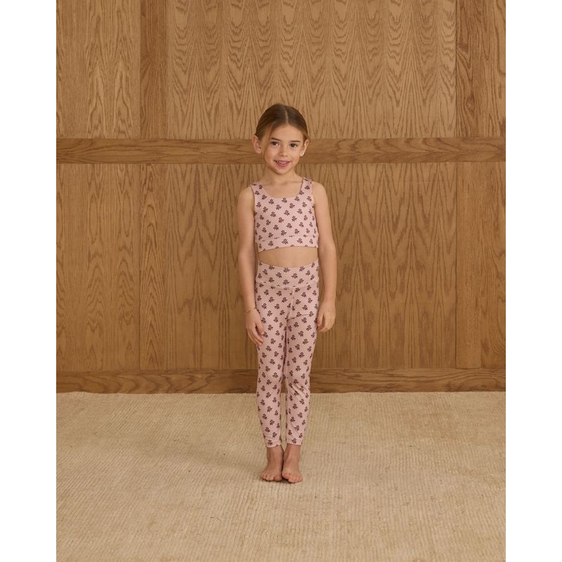 Rylee + Cru Play Basic Legging || Blush Fleur