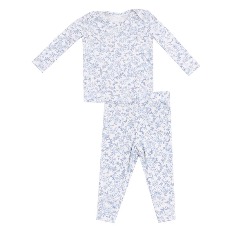 ADR Lounge Wear Set Blue Calico Floral