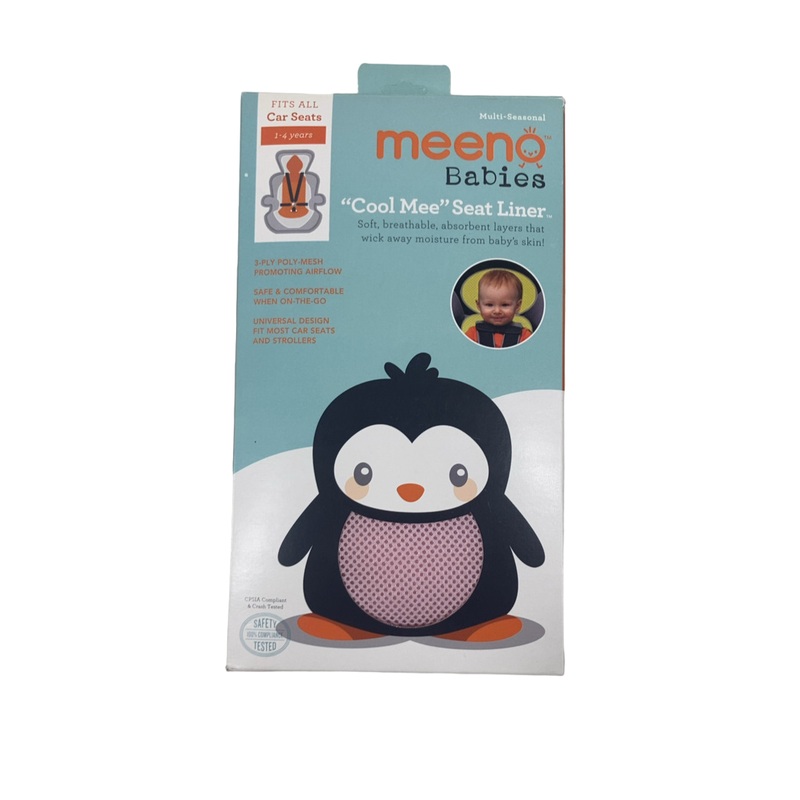 Meeno Babies Cool Mee Car Seat Liner, Pink