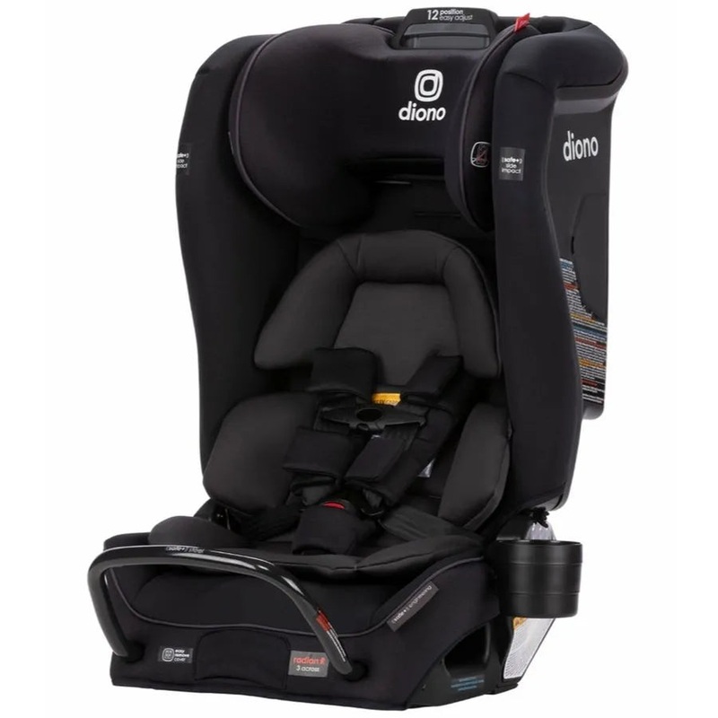 Radian 3RXT SafePlus, 4-in-1 Convertible Car Seat – Black Jet (See Description)