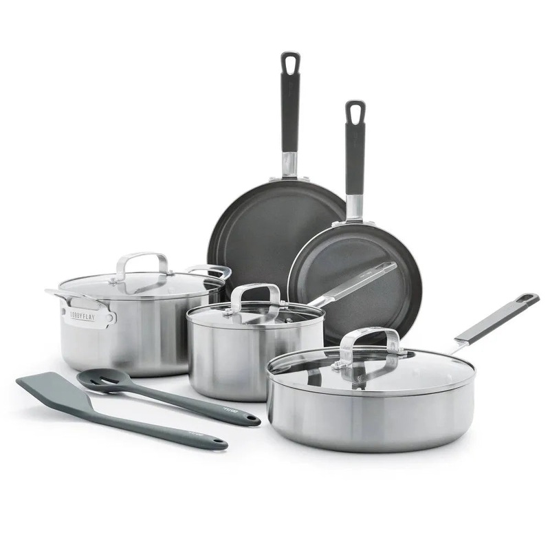 10pc Stainless Steel Cookware Set